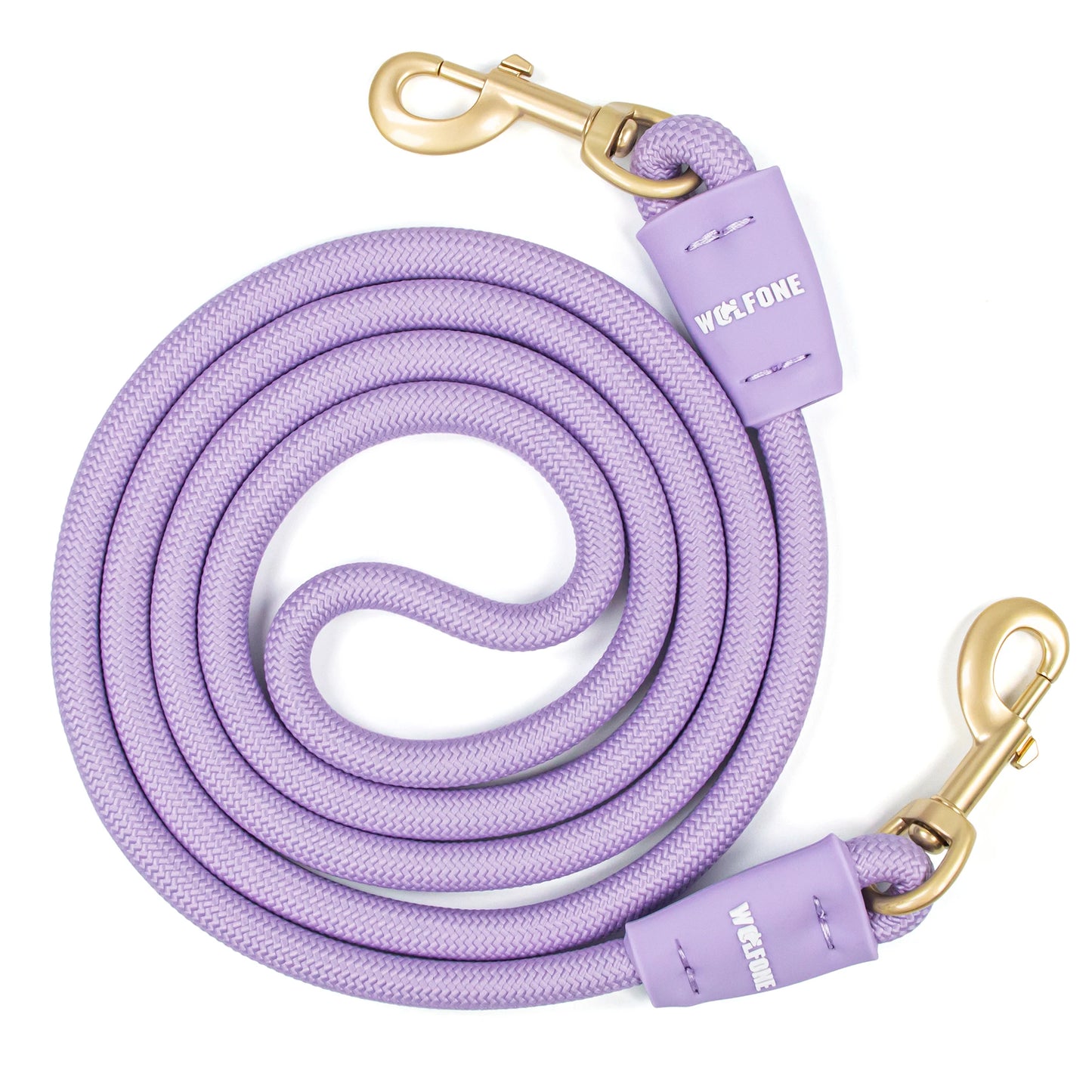 Robust Heavy Duty Double Dog Leash for 2 Dogs Anti-Slip Training Pet Leash for Outdoor Activities 2 Carabiners
