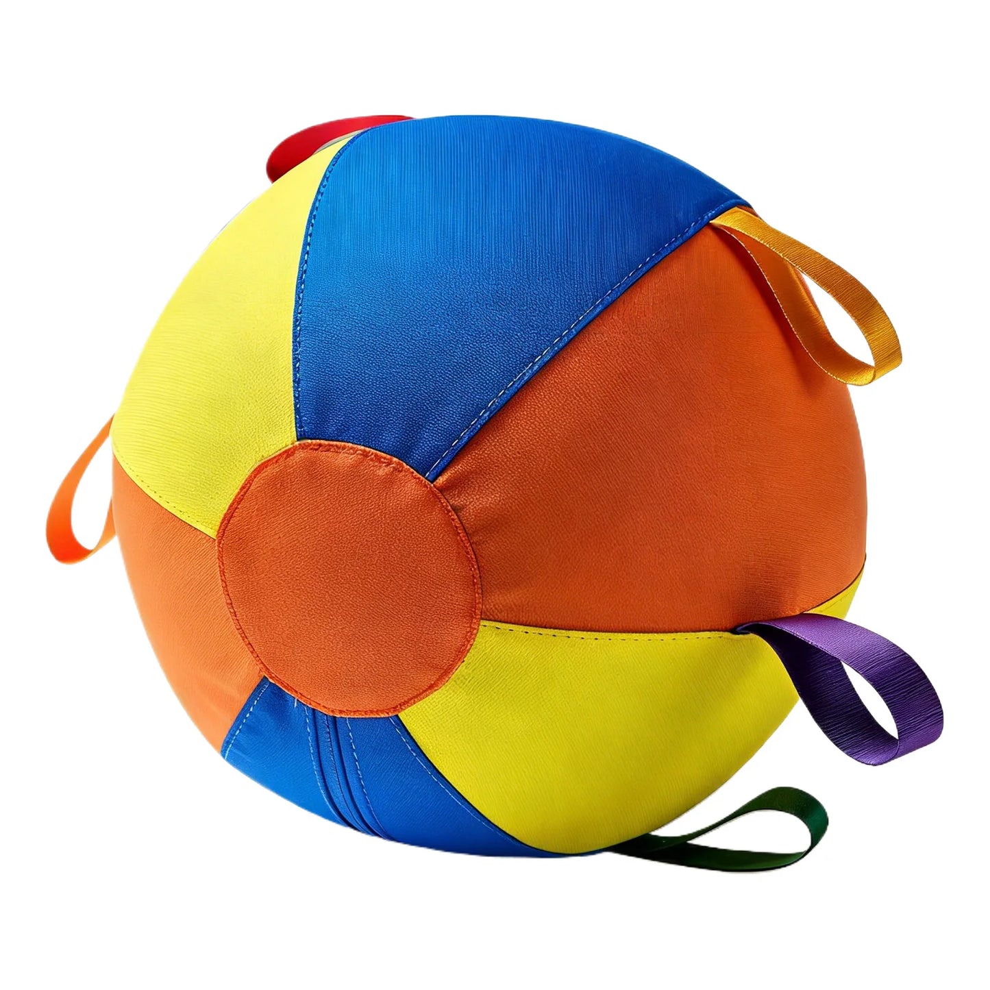 Calming Jumbo Ball Tear-Resistant Giant Herding Ball with Straps Set Self Play Dog Toy for Medium Large Dogs Golden Retriever
