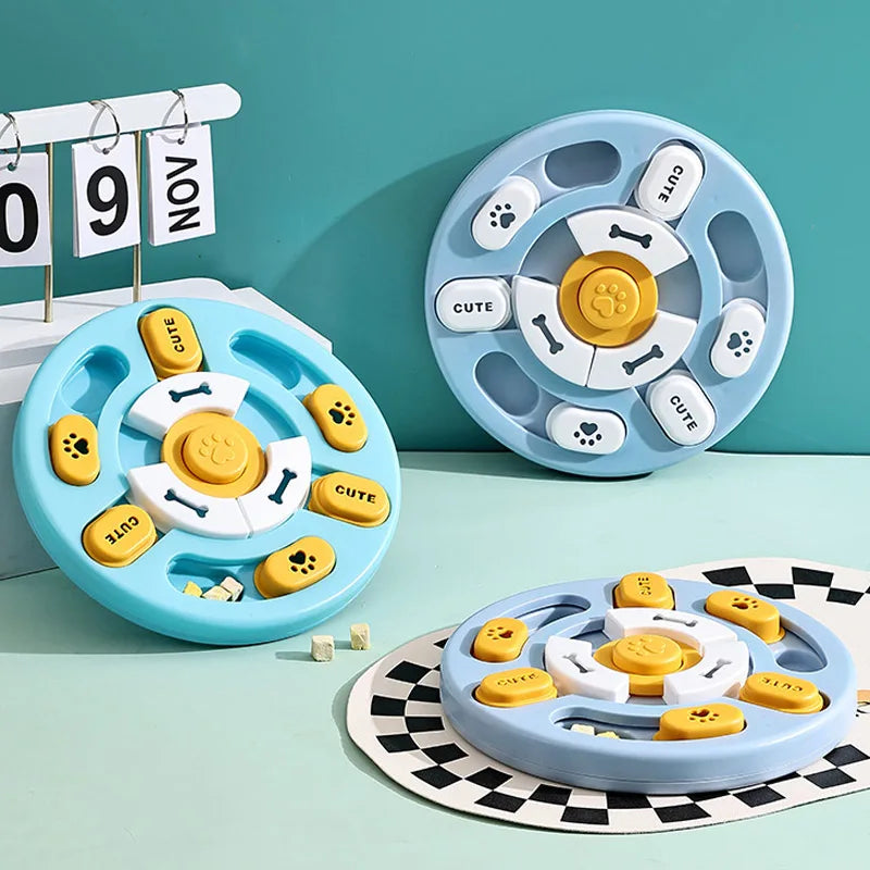 Pet Sound Educational Toys Dog Slow Food Basin Cat Dog Educational Toy To Relieve Boredom, Interactive Educational Feeding Toy