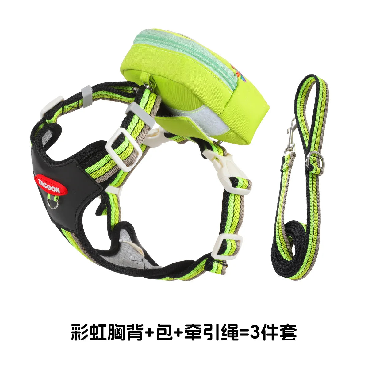 Pet Backpack Harness for Outdoor Travel, Small and Medium-sized Dog Leash, Pet Supplies, Pet Traction Rope Small Dog Accessories