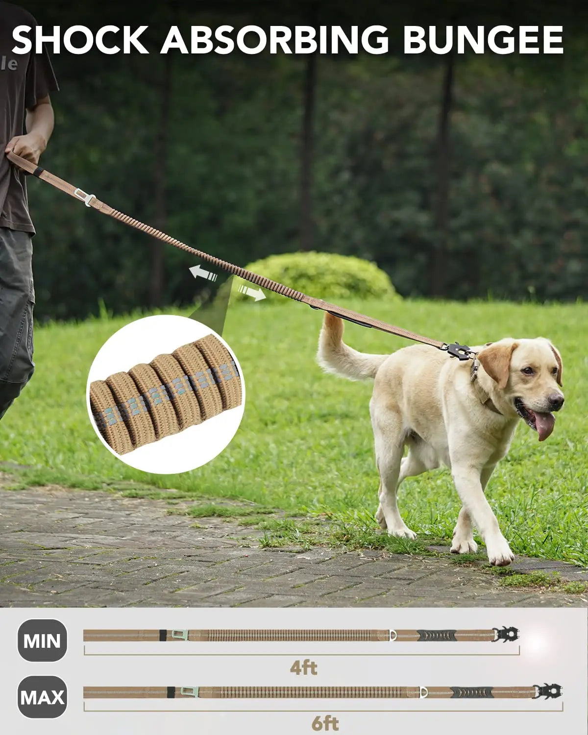 Military-Grade Tactical Dog Collar with Handle Heavy Duty Collar for Medium and Large Dogs Provides Ultimate Control