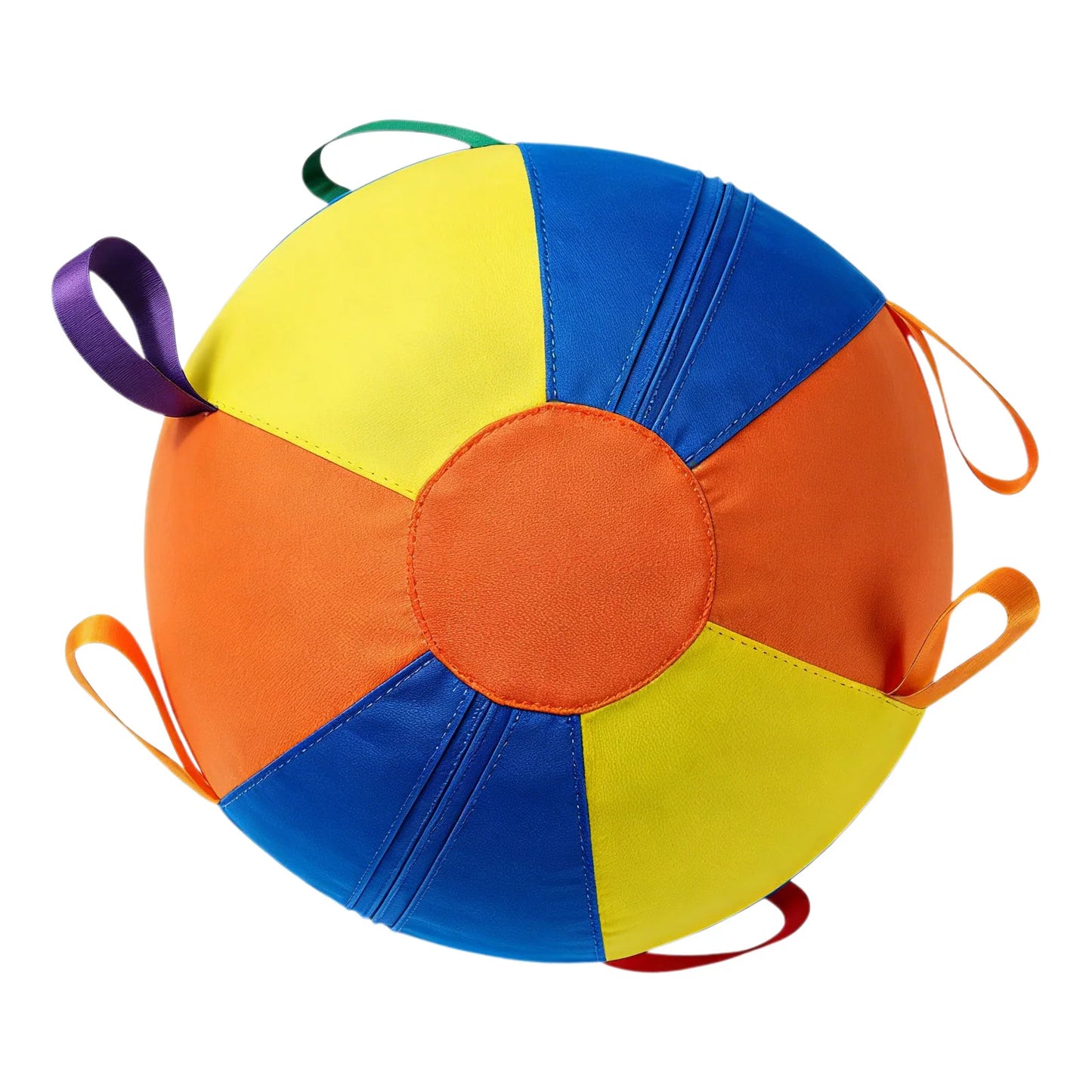 Calming Jumbo Ball Tear-Resistant Giant Herding Ball with Straps Set Self Play Dog Toy for Medium Large Dogs Golden Retriever