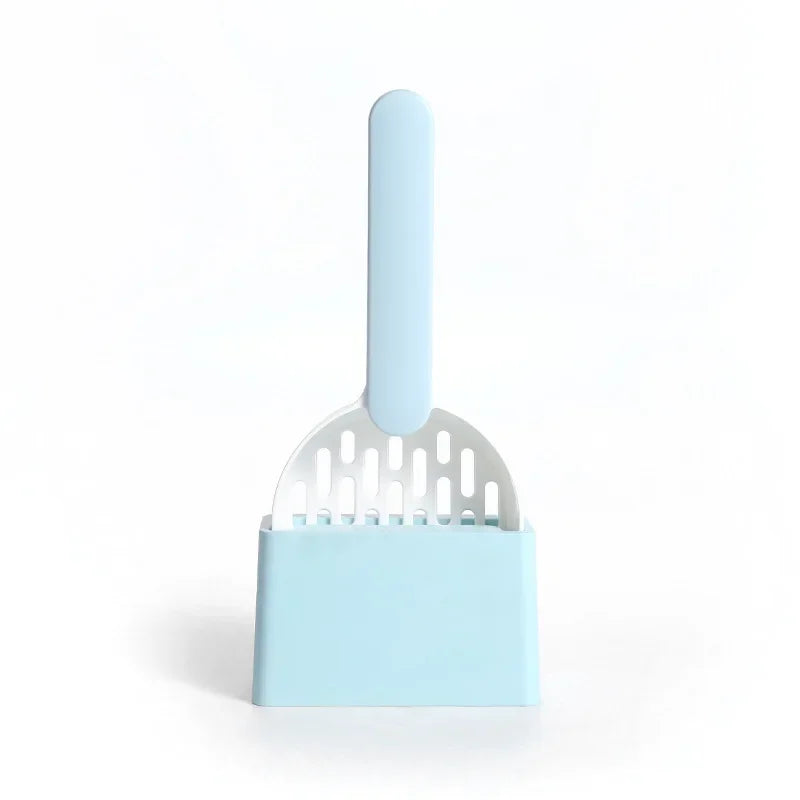 Pet litter scoop set specialized cat litter filter matching base fine hole cat scoop cleaning pet supplies