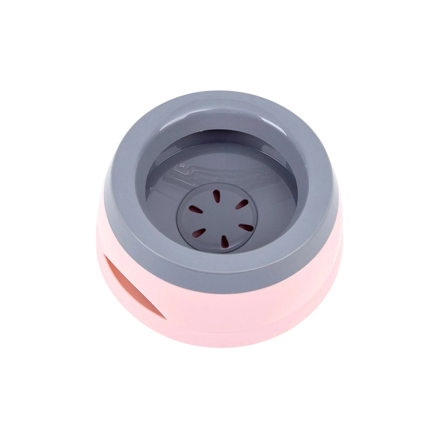 Round Pet Bowl Slow Drinking Bowl For Dogs Cats Indoor Outdoor Portable Travel Drinking Container Clean Easy Pet Feeding Supply