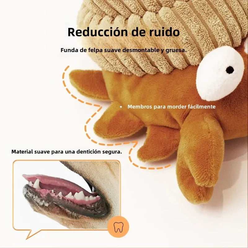 Dog toy plush vibrating ball pet voice automatic walking dancing crab cat dog toy fun interaction rechargeable pet toy for dog