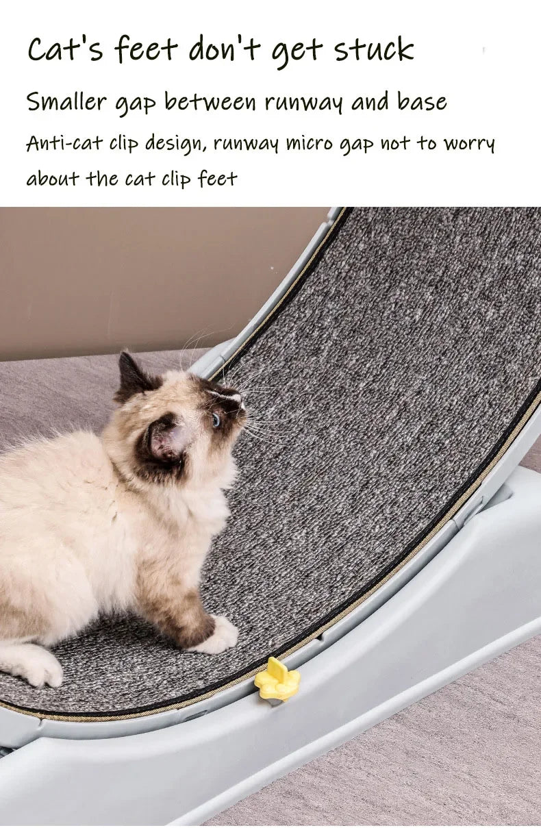 Silent Cat Treadmill Running Wheel Large Pet Supplies Anti Pinch Foot Exercise Fitness Roller Cat Climbing Frame Dog Toy