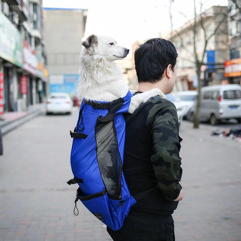 Strong Nylon Dog Carrier Backpack for Small Medium Dogs High Quality Breathable Cycling Backpack for Outdoor Travel Pet Supplies