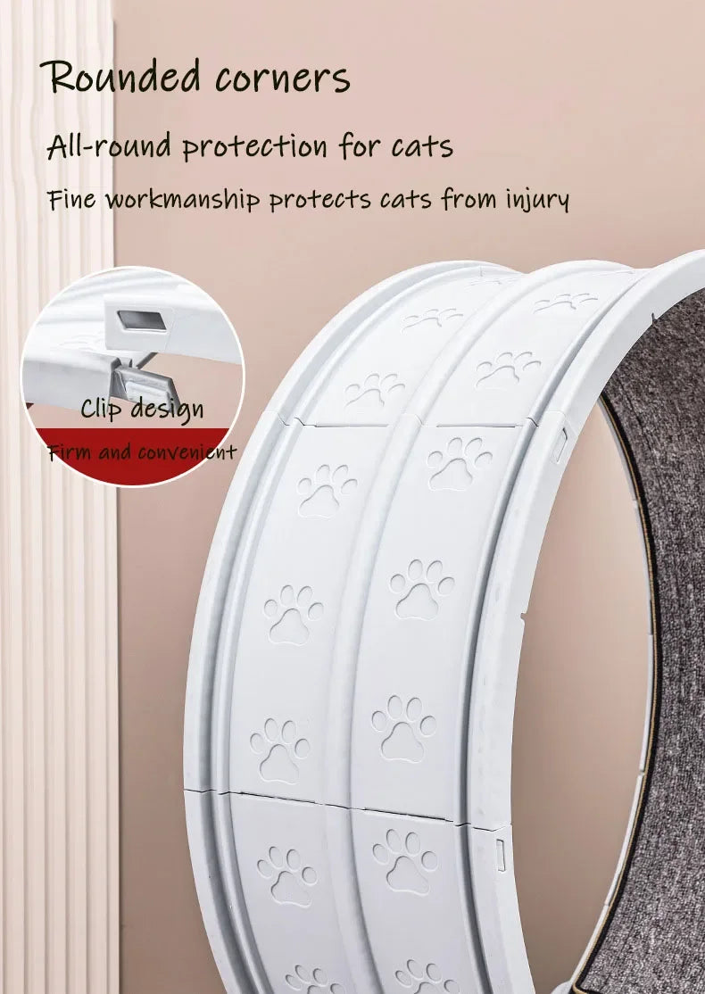 Silent Cat Treadmill Running Wheel Large Pet Supplies Anti Pinch Foot Exercise Fitness Roller Cat Climbing Frame Dog Toy