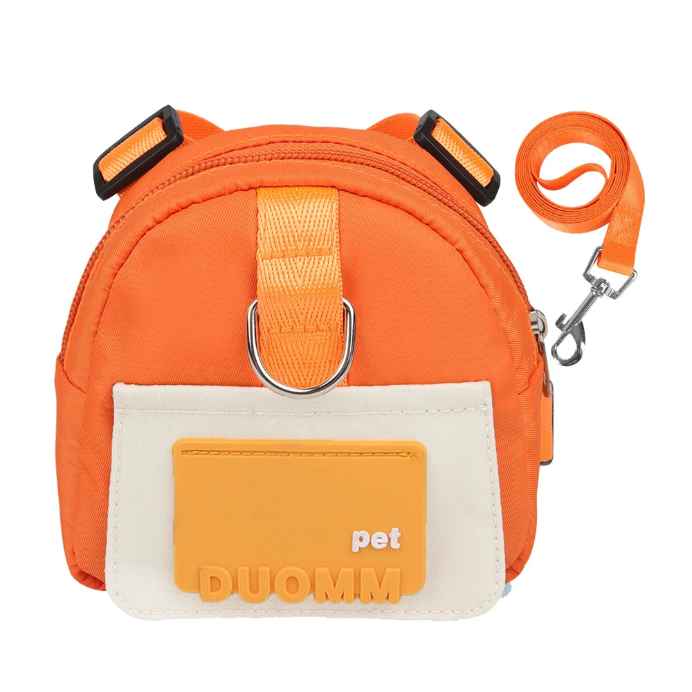 Harness and Backpack Set, Escape Proof No Pull Pet Vest with Leash for Walking Hiking Travel