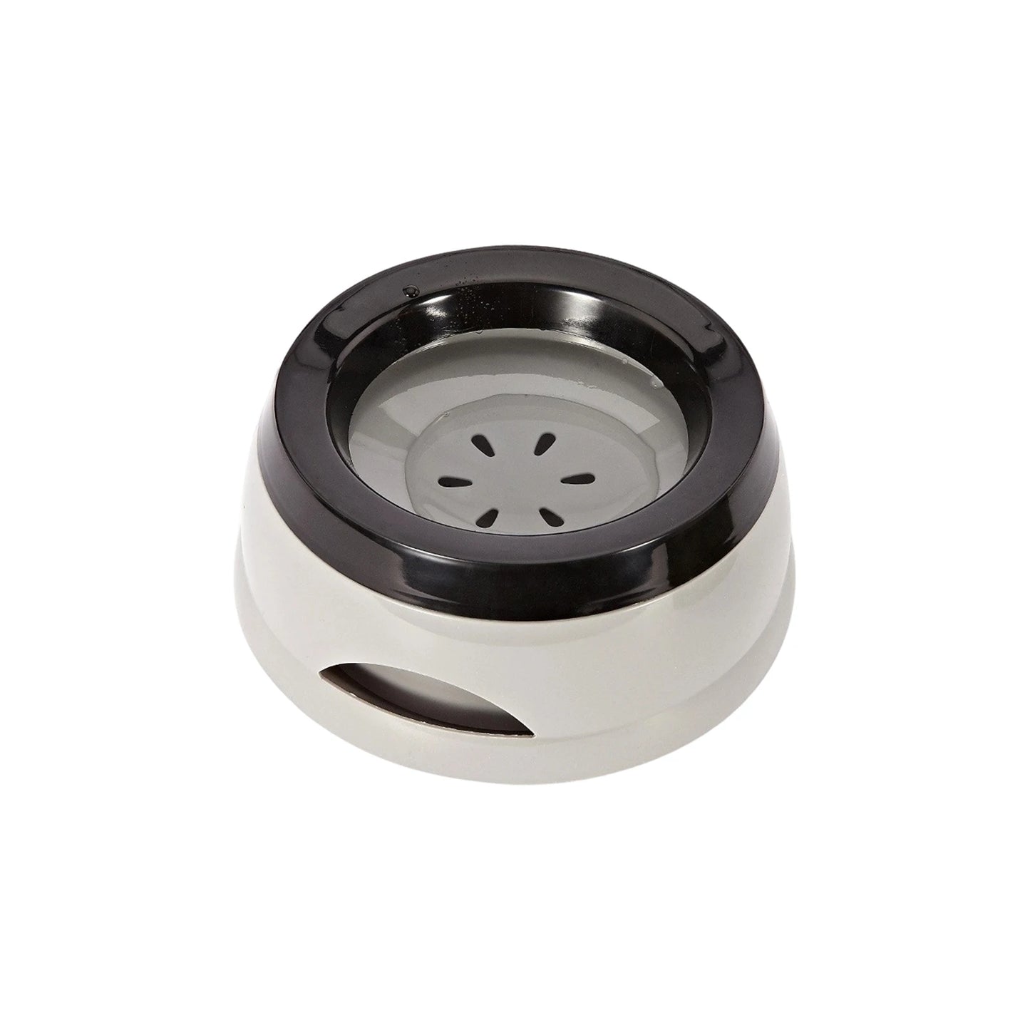 Round Pet Bowl Slow Drinking Bowl For Dogs Cats Indoor Outdoor Portable Travel Drinking Container Clean Easy Pet Feeding Supply