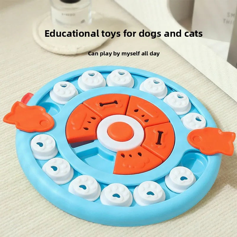 Cat and dog educational toys, smell pads consume energy, pet cat toys