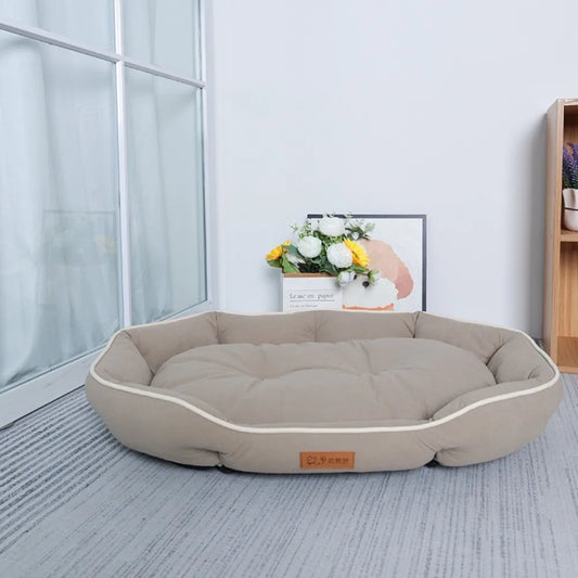 Luxury High Rebound Dog Bed Scratch Resistant Non Slip Soft Dog Cushion Wear Resistant Pet Sofa for Small Large Dogs