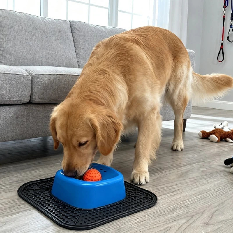 Silicone Dog Lick Bowl Summer Interactive Non-Slip Slow Feeder Dog Bowl for Dental Health Self-Soothing Liquid Food BowlSupplies