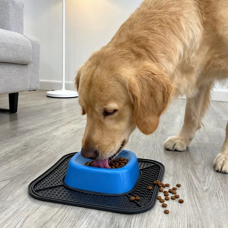 Silicone Dog Lick Bowl Summer Interactive Non-Slip Slow Feeder Dog Bowl for Dental Health Self-Soothing Liquid Food BowlSupplies