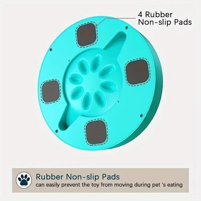 Wisdom Dog Toys Slow Leakage Feeding Training Pet Dog Puzzle Rotating Food Dispenser Cat And Dog Training Game Feeding Tray