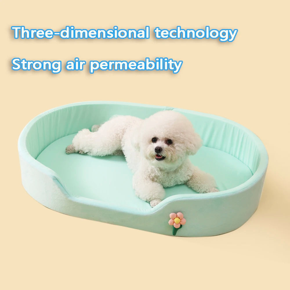 Winter Warm Detachable Small Dog Bed Elastic Round Medium Dog Basket Soft Dog Cushion House Cat Bed Kennel Accessories